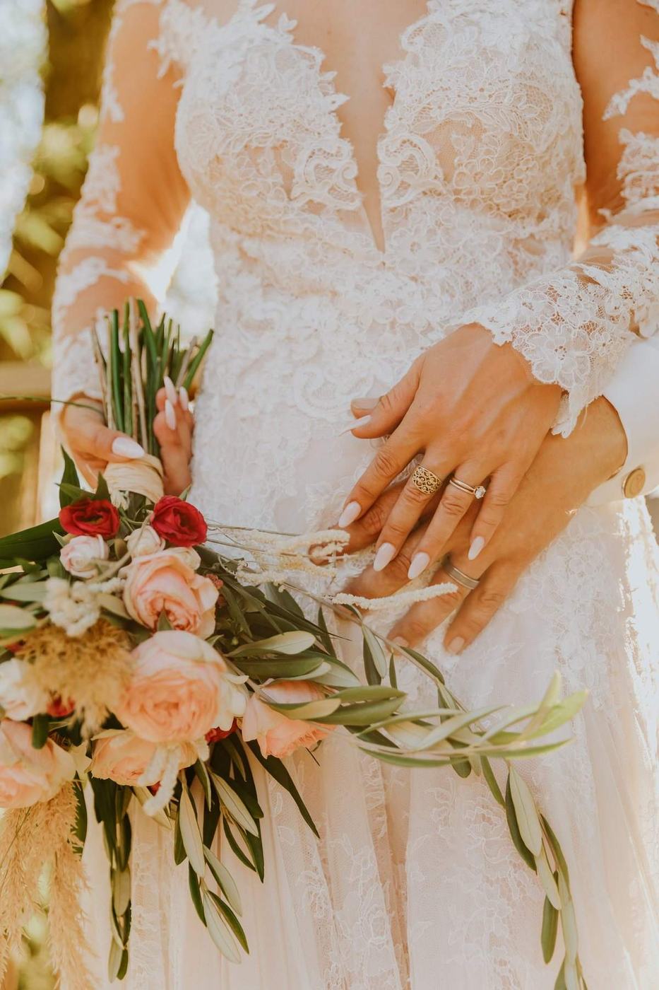 Bouquet de mariee champetre avec fleurs douces
