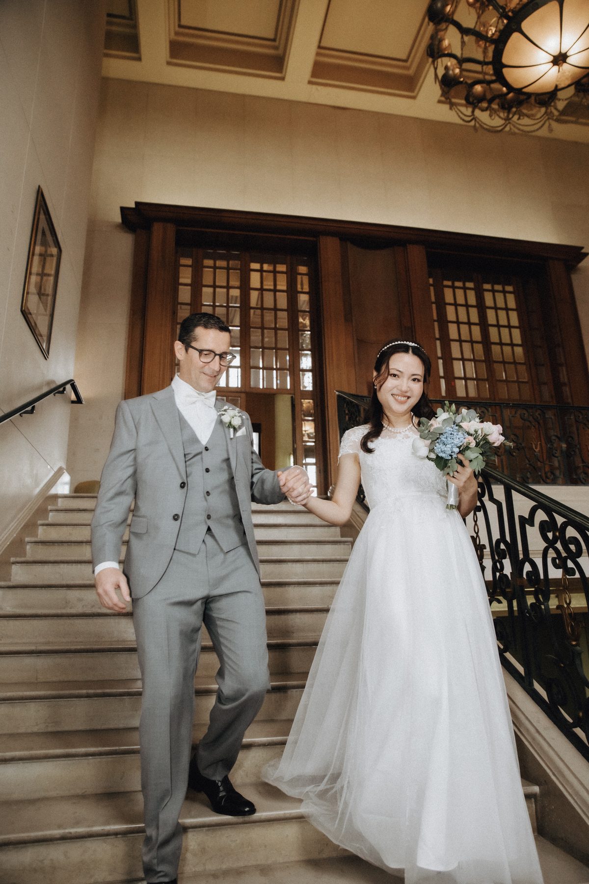 Mariage civil au Jardin du Luxembourg a Paris - photo 5