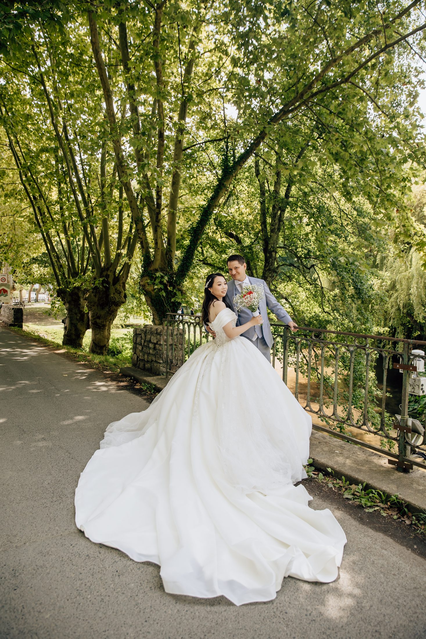 Mariage champêtre de Zhiyao et Benoit à La Bastide-Clairence au Pays Basque