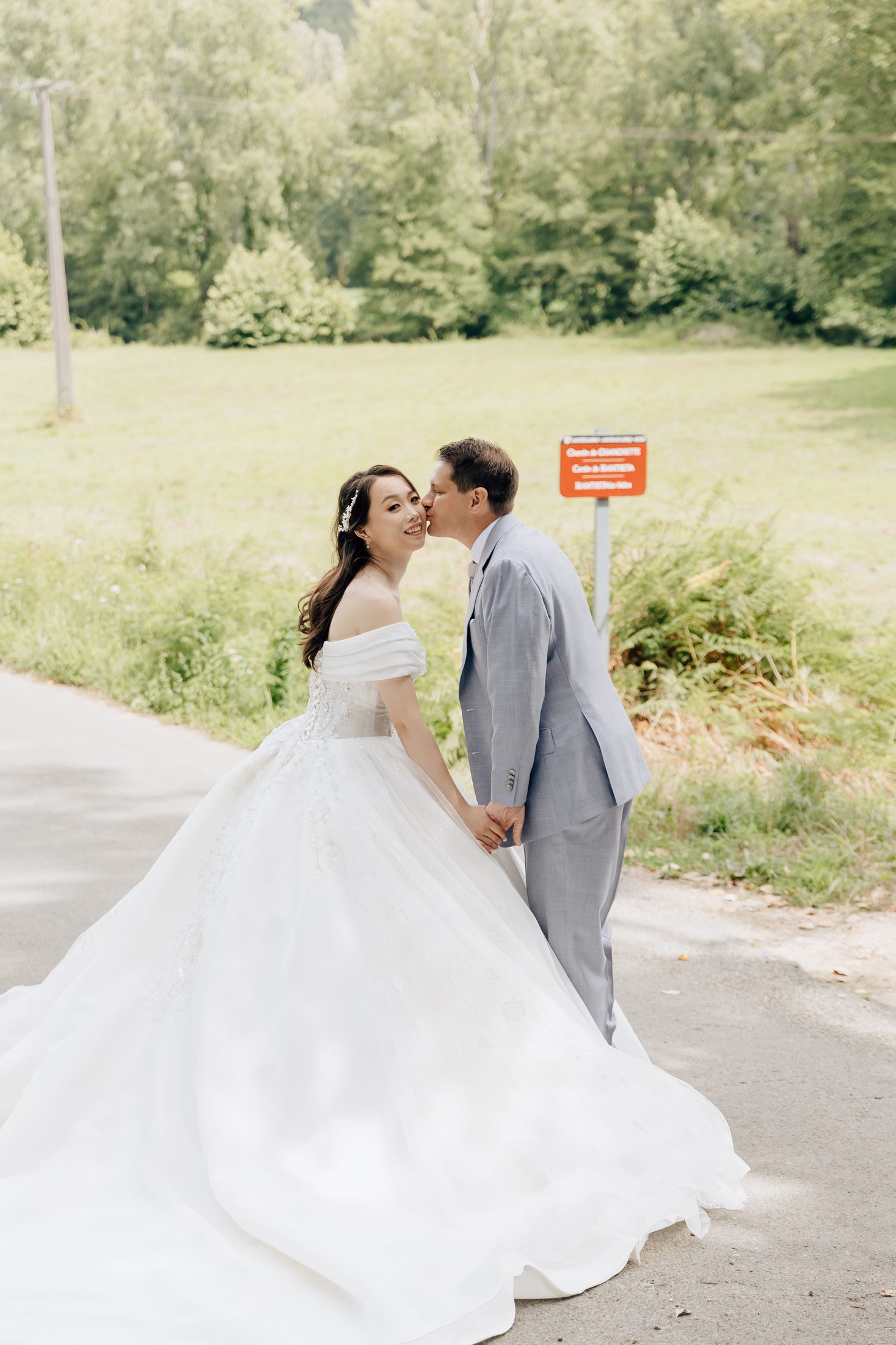 Mariage champêtre de Zhiyao et Benoit à La Bastide-Clairence au Pays Basque