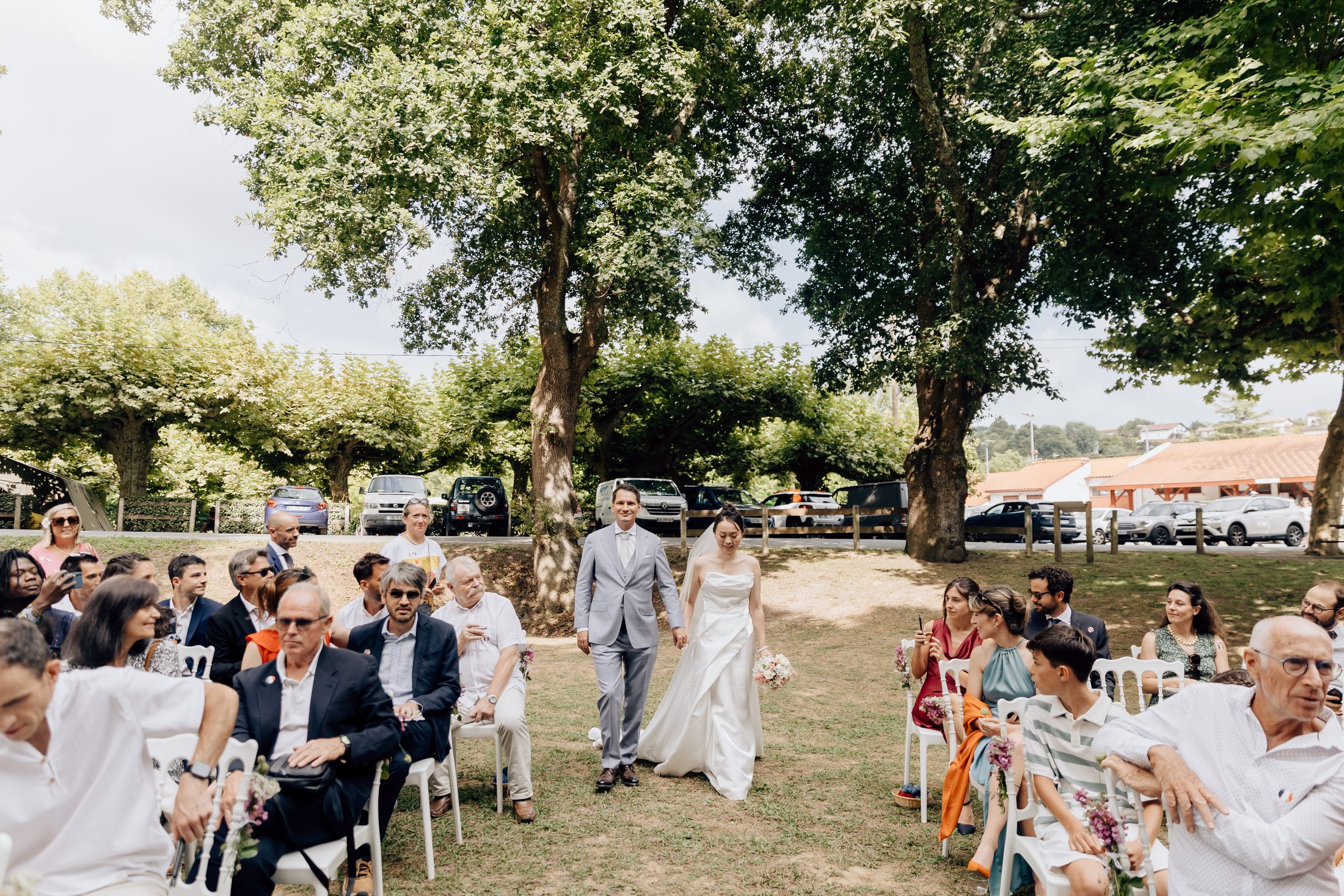 Mariage champêtre de Zhiyao et Benoit à La Bastide-Clairence au Pays Basque