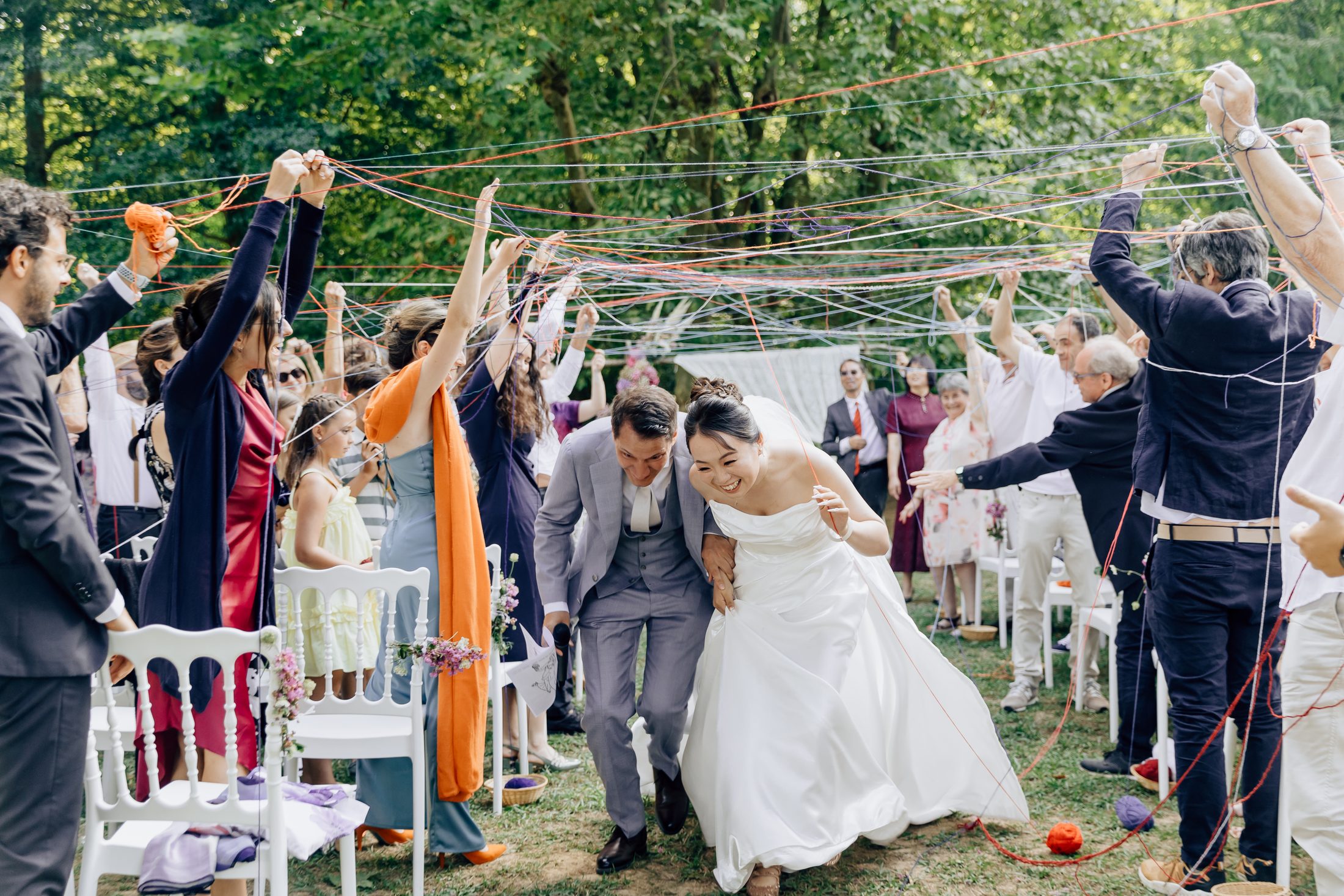Mariage champêtre de Zhiyao et Benoit à La Bastide-Clairence au Pays Basque