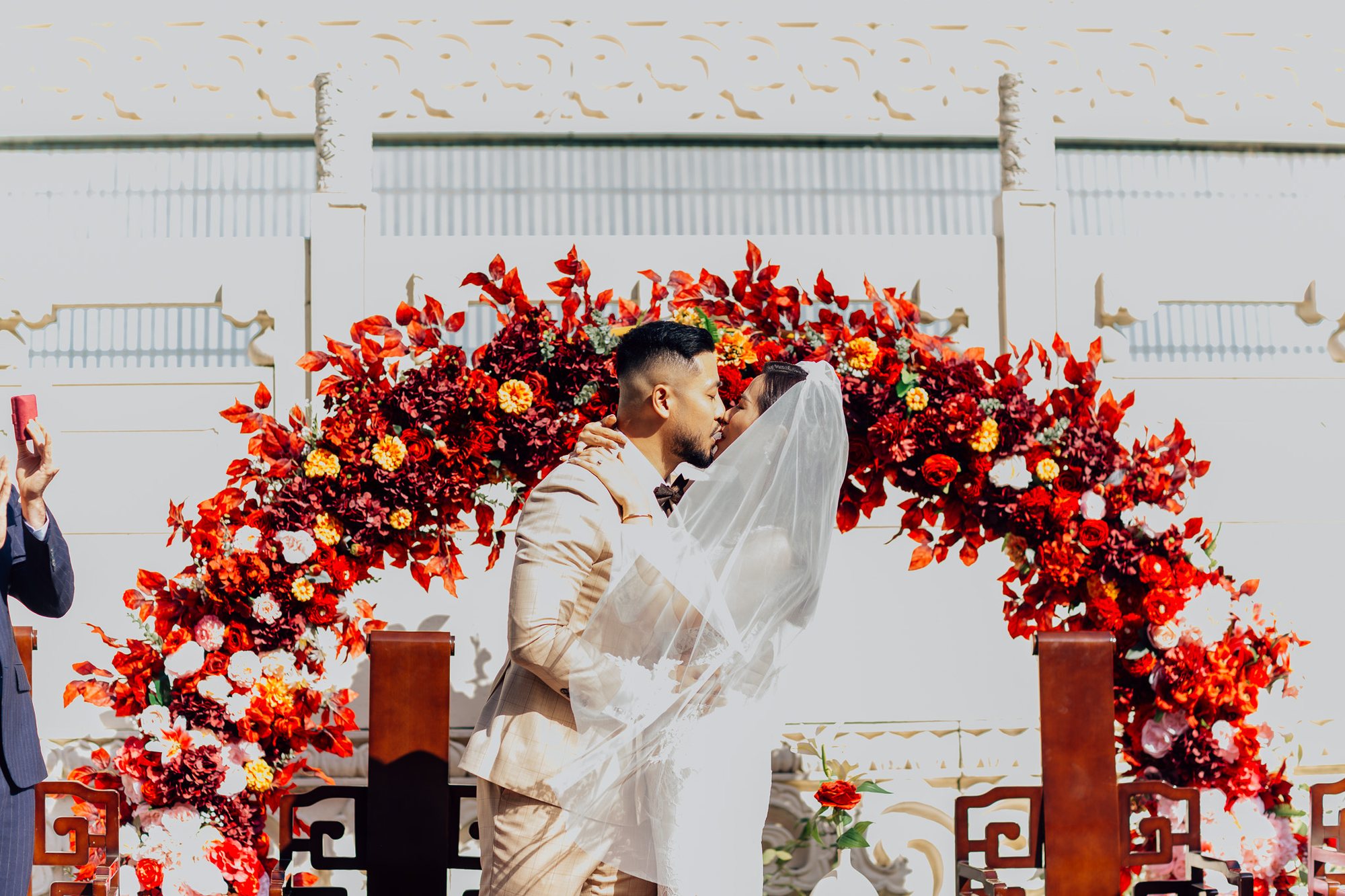 Mariage de Cass et William au Huatian Chinagora à Alfortville