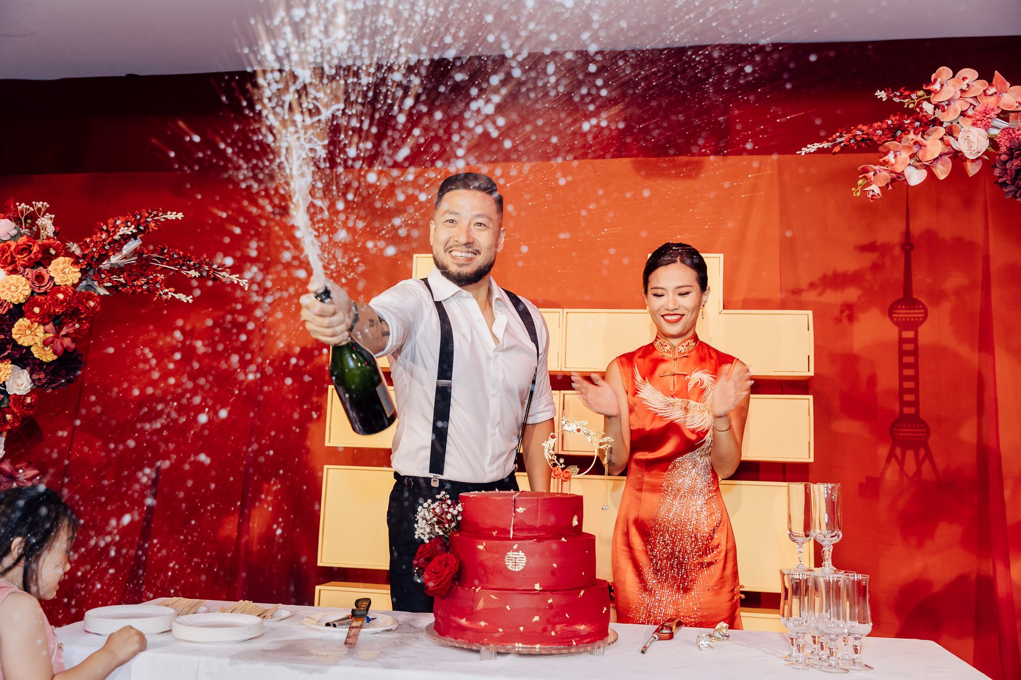 Mariage chinois au Huatian Chinagora à Alfortville, photographié par Fangfang Photography