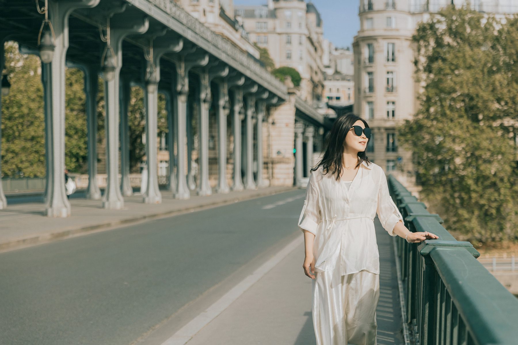 Paris street style vacation photoshoot