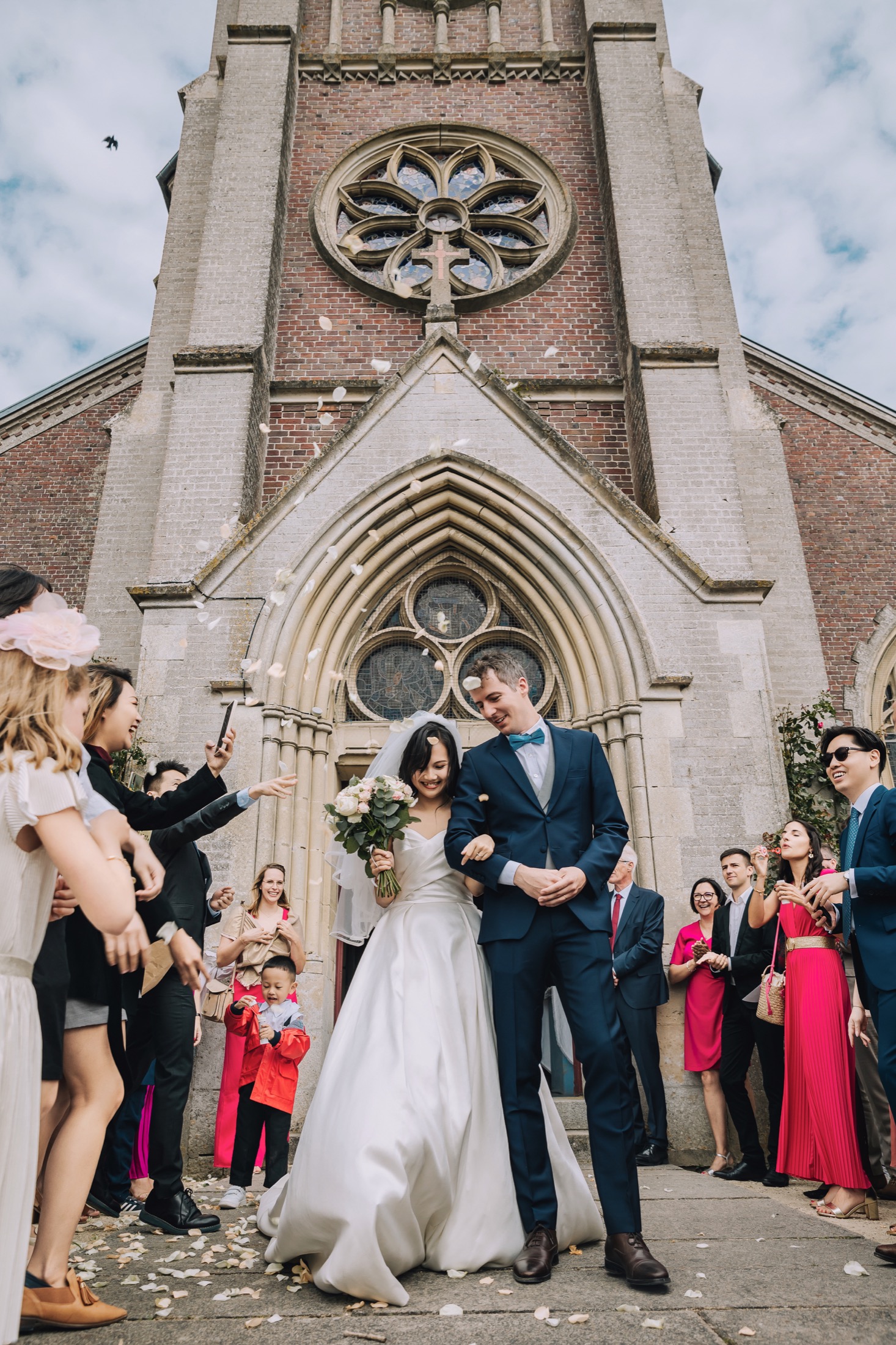 Portrait de mariée noir et blanc - reportage mariage éditorial